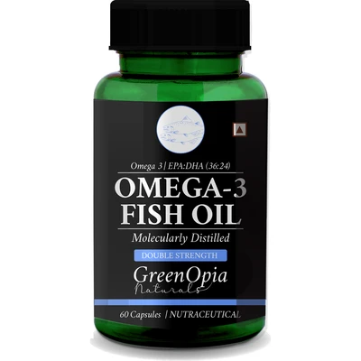 GreenOpia Omega-3 Fish Oil Double Strength 1000mg