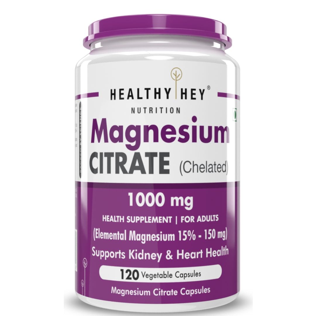 HealthyHey Nutrition Magnesium Citrate - 1000 mg