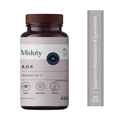 Miduty ADK Vitamin D3+K2+A