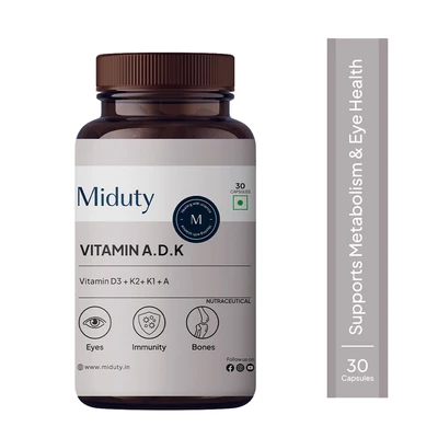 Miduty Vitamin ADK Vitamin D3+K2+K1+A