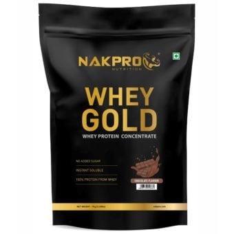 Nakpro Nutrition Gold Whey Protein Concentrate Supplement Powder