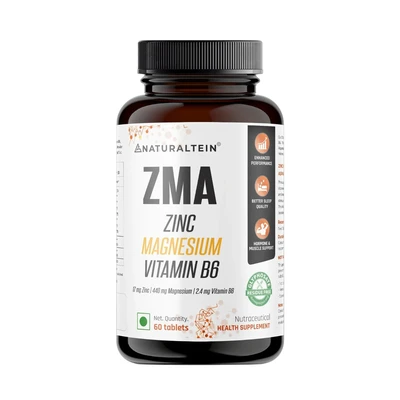 Naturaltein ZMA Zinc Magnesium Vitamin B6