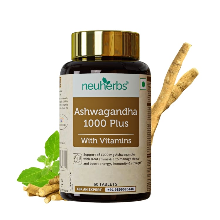 Neuherbs Ashwagandha 1000mg With B Vitamins