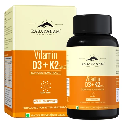 Rasayanam Vitamin D3 + K2 (MK-7)