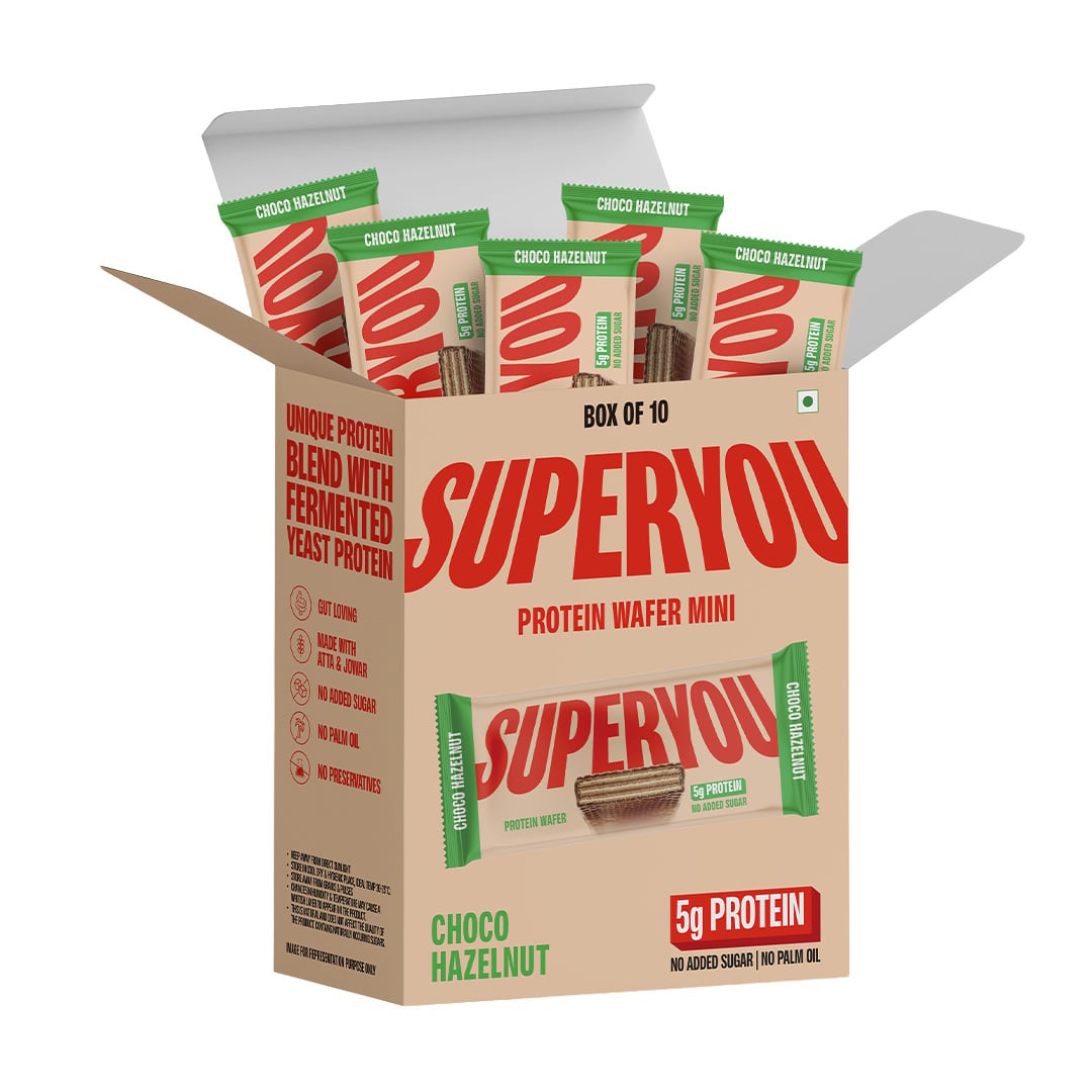 SuperYou Choco Hazelnut Protein Wafer Mini Bars