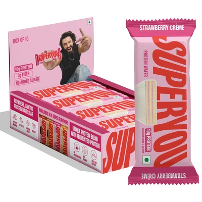 SuperYou Strawberry Creme Protein Wafer