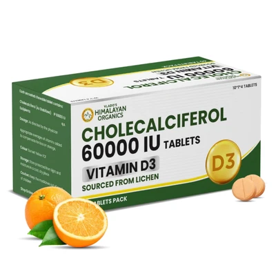 Vlado's Himalayan Organics Cholecalciferol 60000 IU Vitamin D3