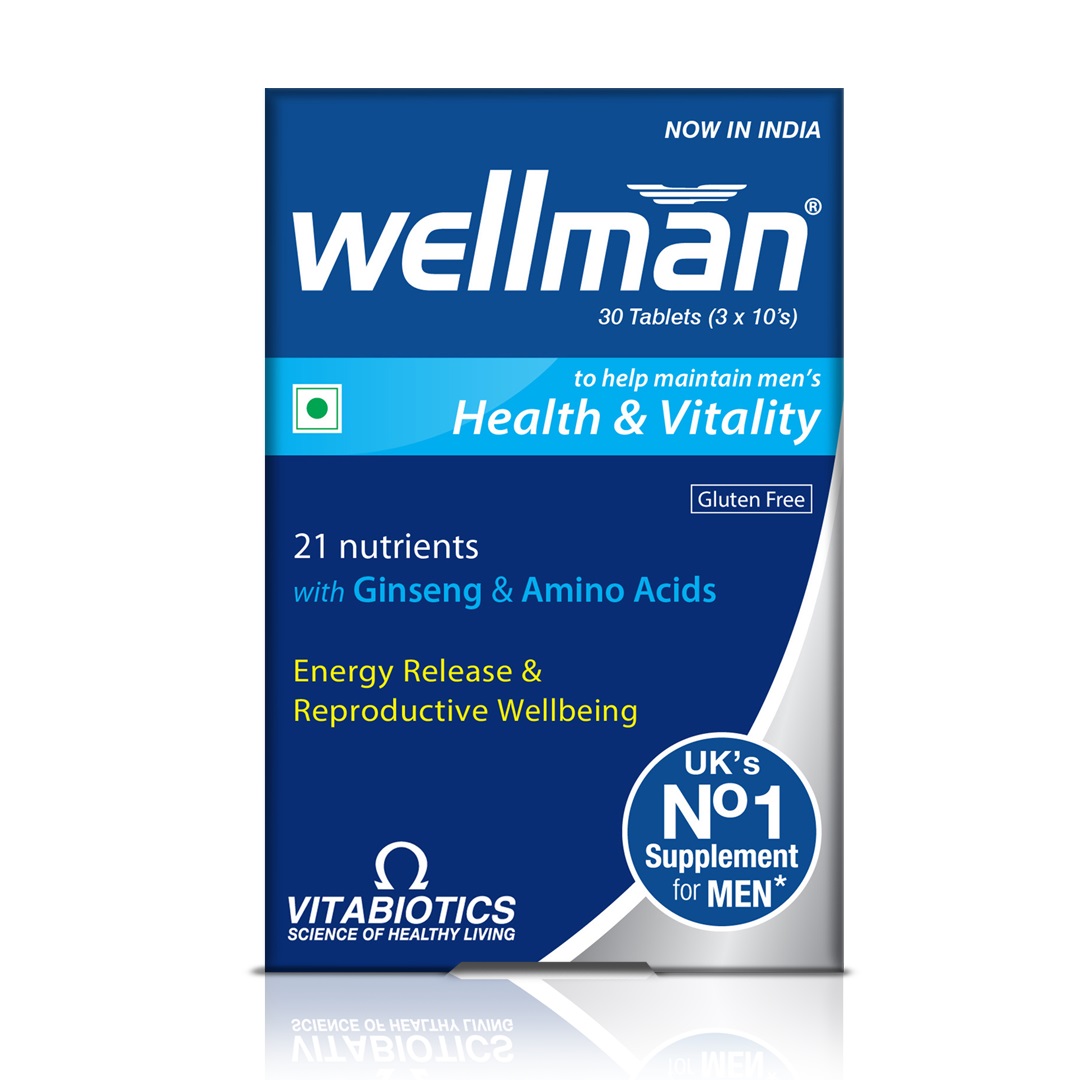 Wellman Multivitamin Tablets For Men, Gluten Free